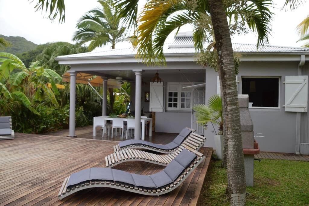 La Charmante Villa Coco Avec Magnifique Vue Mer Le Marin Bagian luar foto